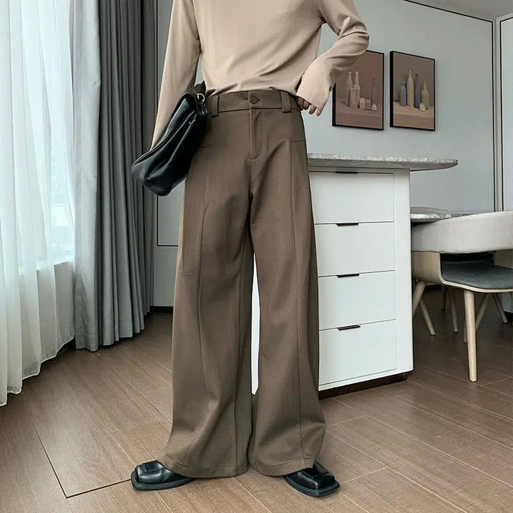 Loose Straight-leg Thickened Pants