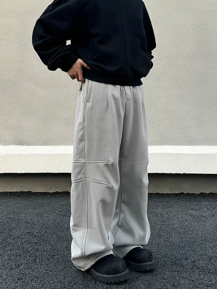 Heavyweight Straight-leg Casual Pants