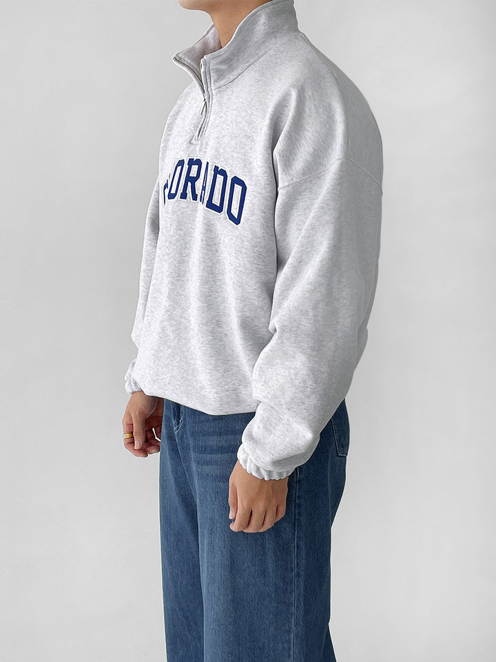 Half Zip Turtleneck Sports Sweatshirt