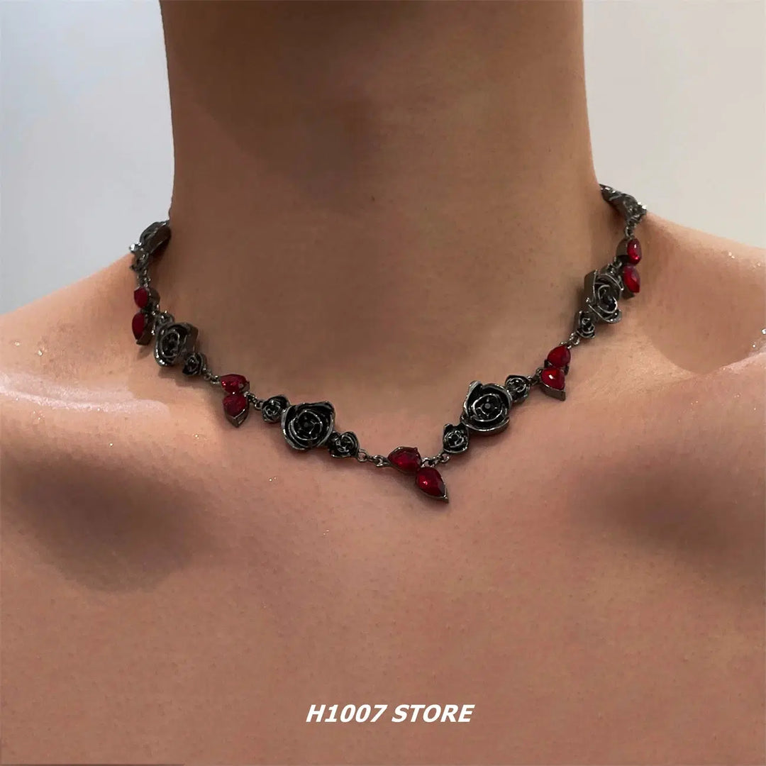 Ruby Rose Necklace