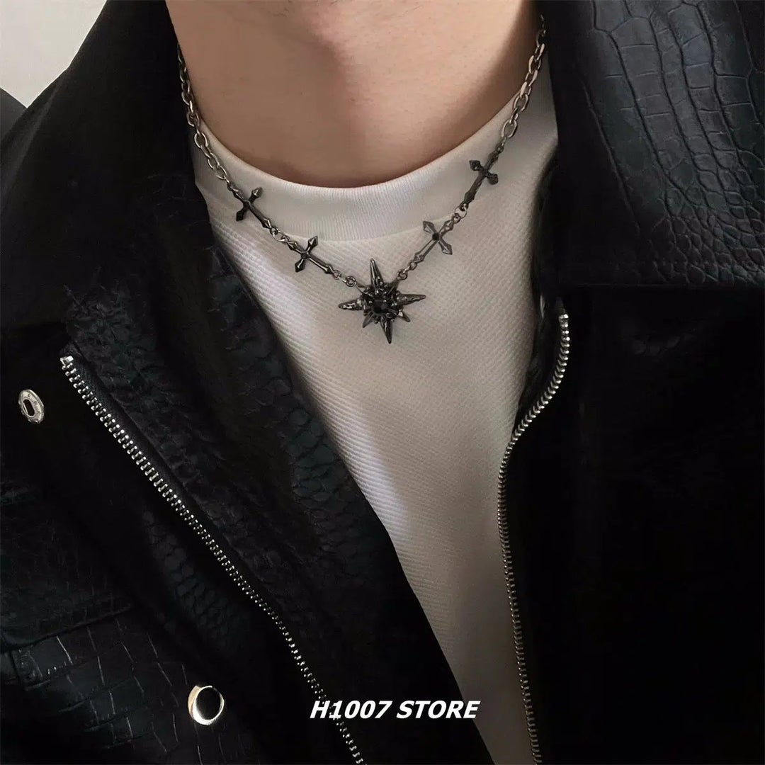 Black Star Necklace