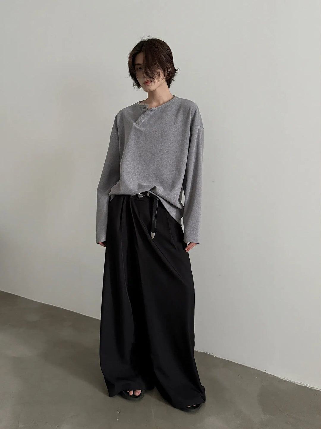 Japanese Retro Wide-Leg Drape Pants