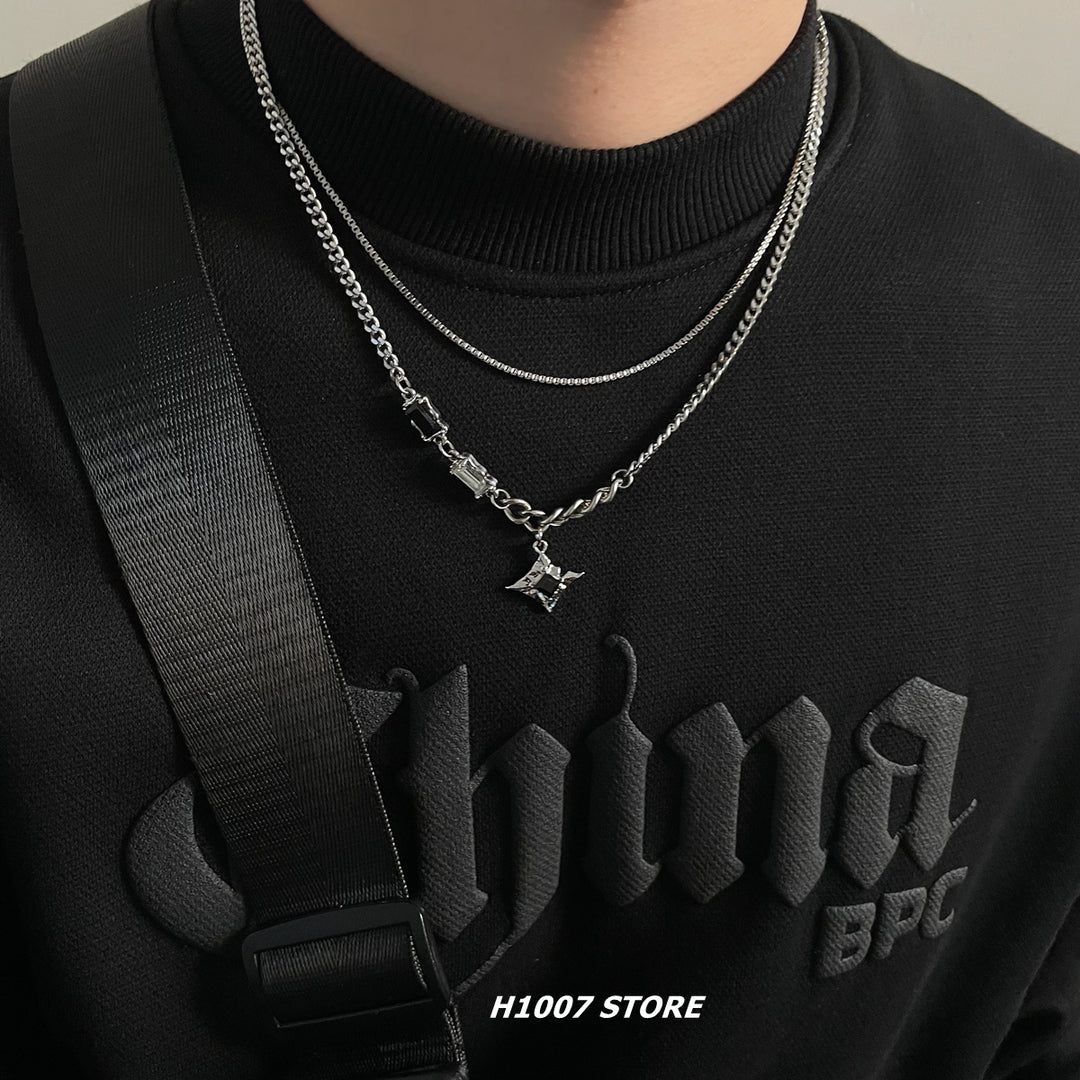 Double-Layer Hip-hop Necklace