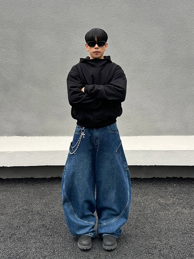 Baggy Wide-Leg Baggy Jeans