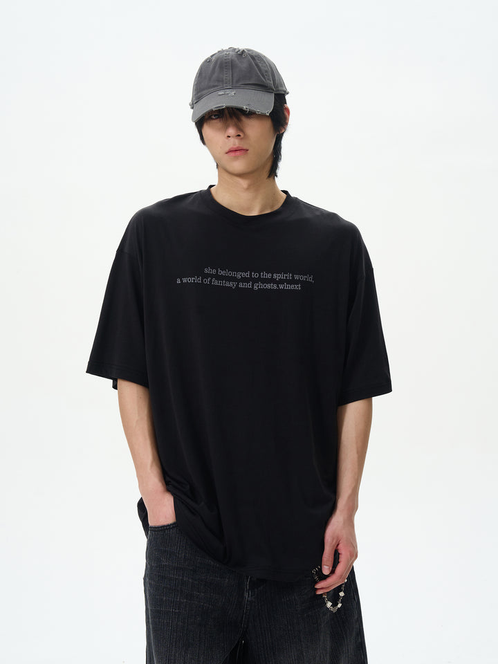 Letter Short Sleeve T-Shirt