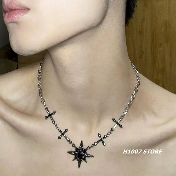 Black Star Necklace