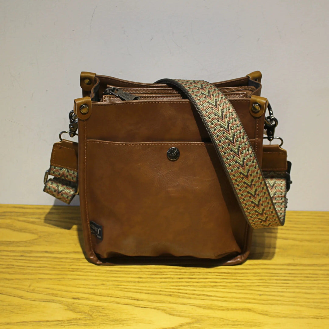 Compact Multi-pocket Shoulder Bag