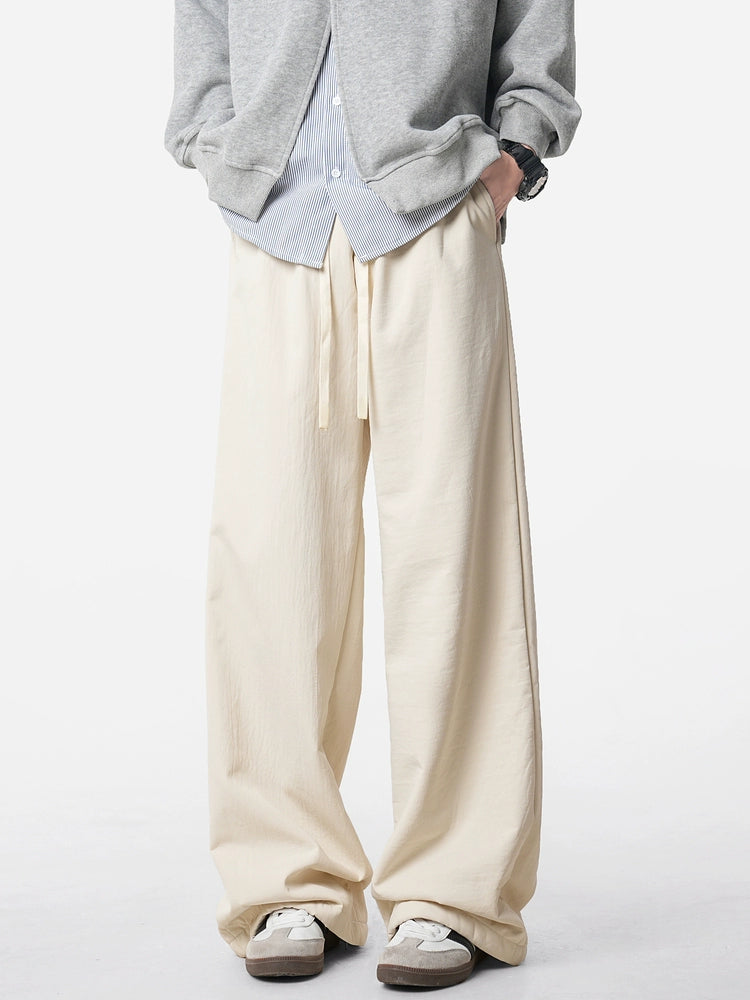 Velvet Lined Wide-Leg Pants