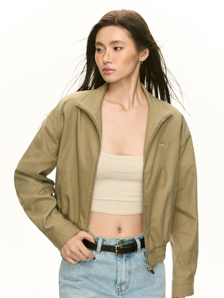 Retro Short Zip-Up Jacket