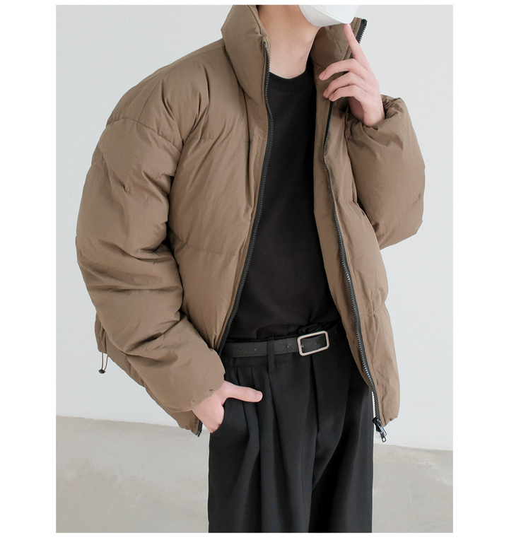 Insulated Jacket with Stand-Up Collar