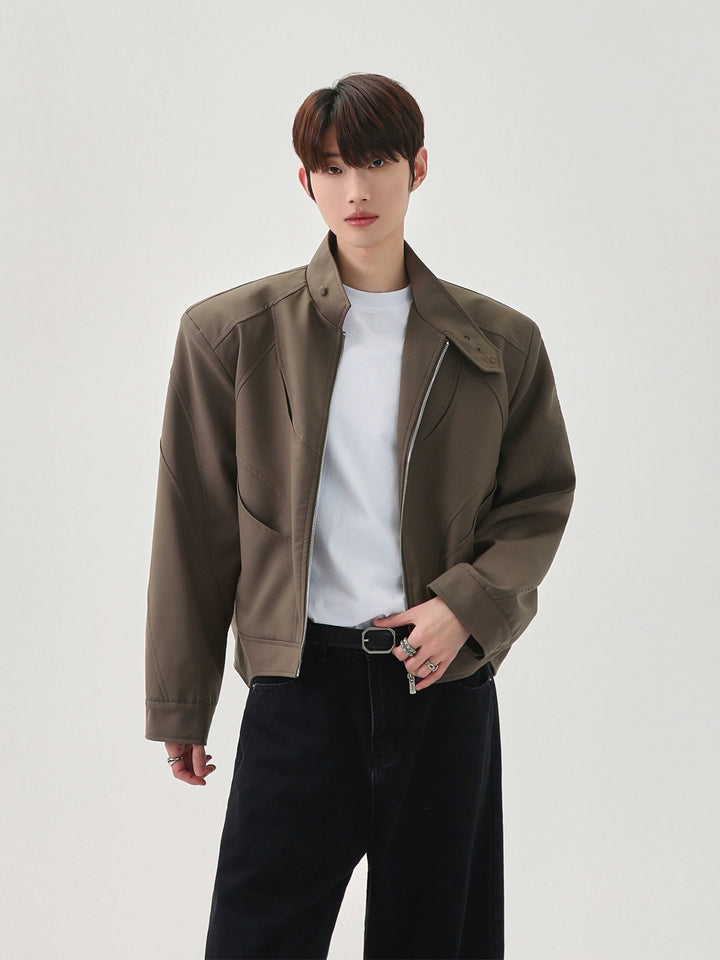 Stand-up Collar Bomber Jacket