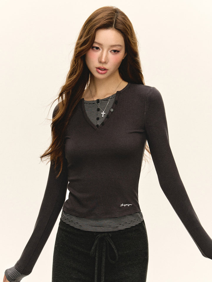 Two-Piece Long-Sleeve Turtleneck Set