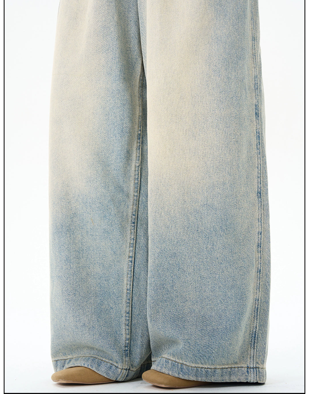 Retro Loose Wide-Leg Jeans