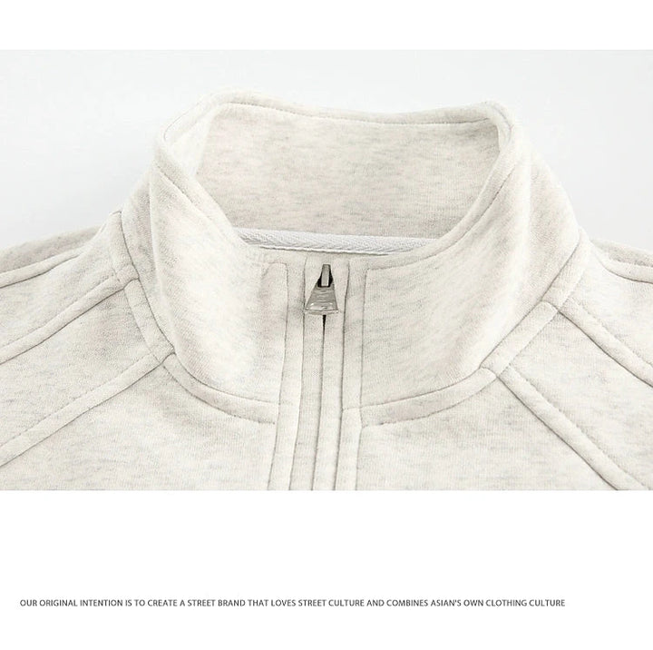 Loose-fit Half-Zip Pullover