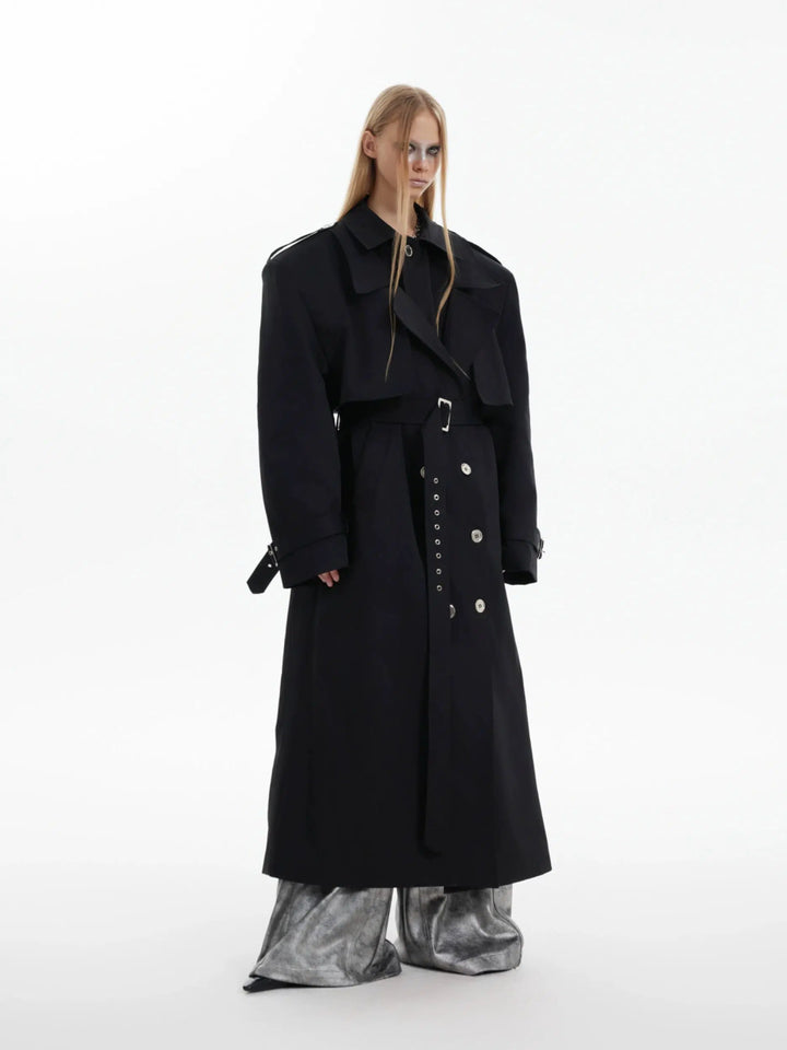 Deconstructed Two-piece Windbreaker Coat