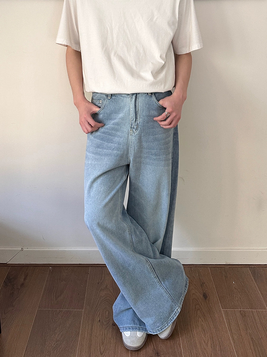 Loose Straight Wide-Leg Jeans