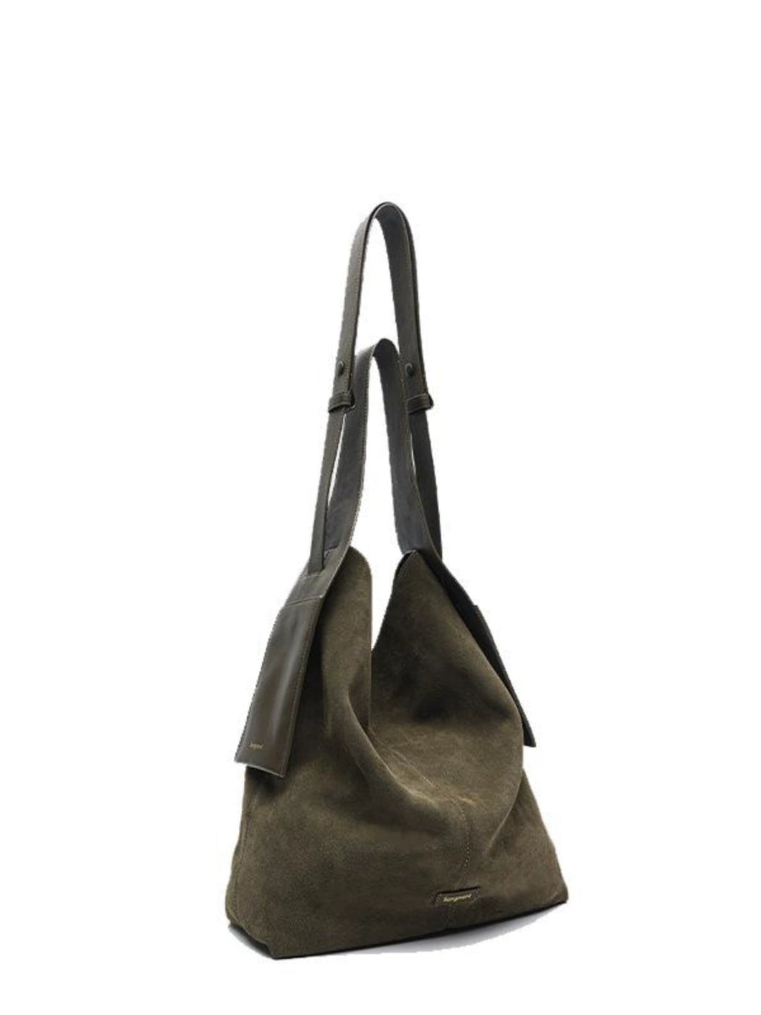 Suede Large-Capacity Crossbody Tote