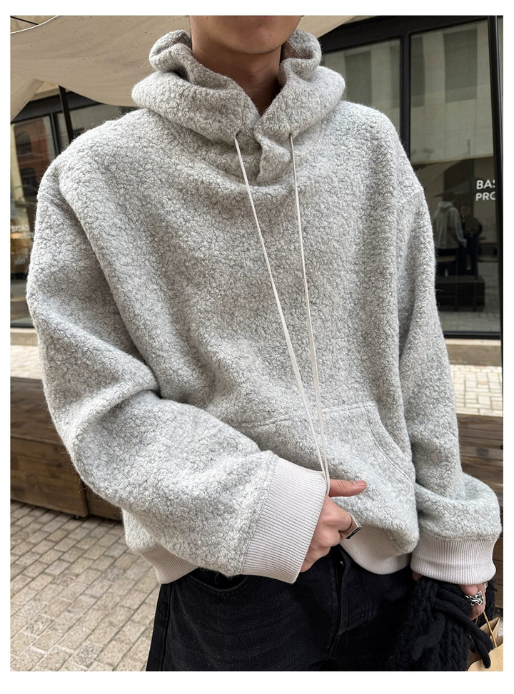 Wool Hooded Sweatshirt