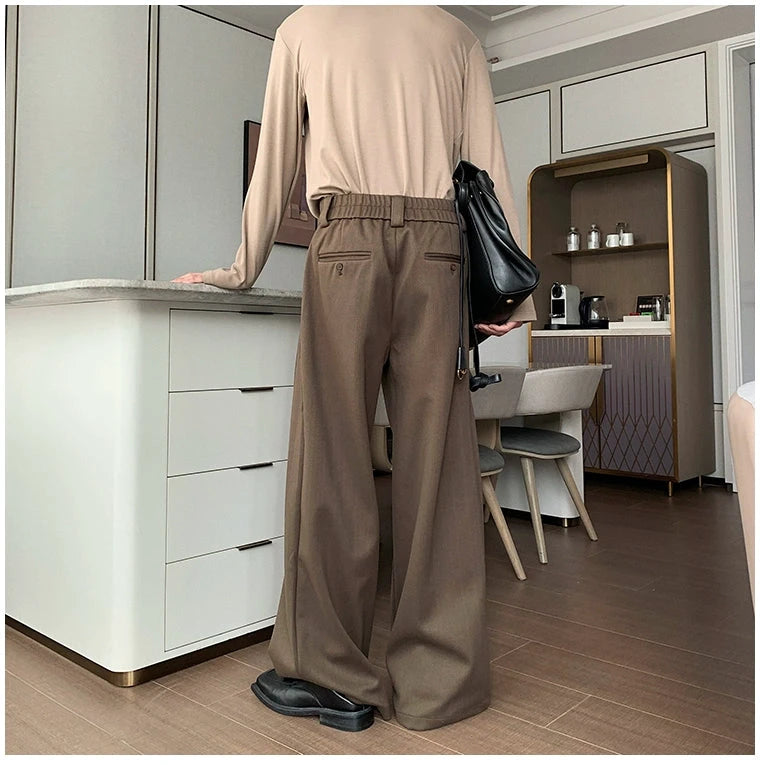 Loose Straight-leg Thickened Pants