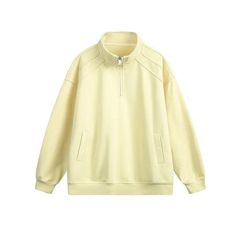 Loose-fit Half-Zip Pullover