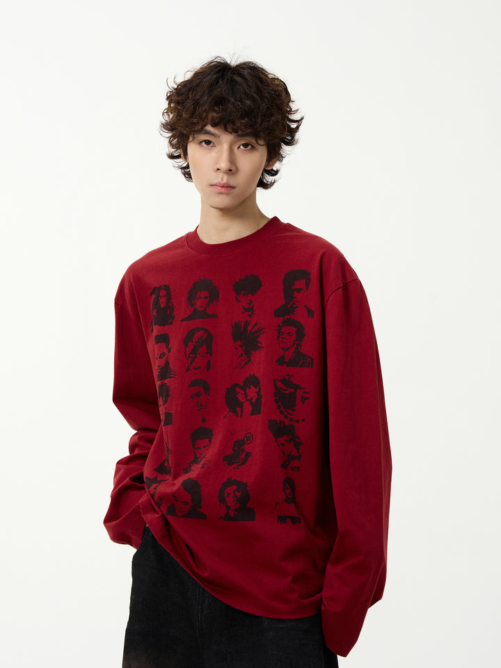 Rock Portrait Graphic Pullover