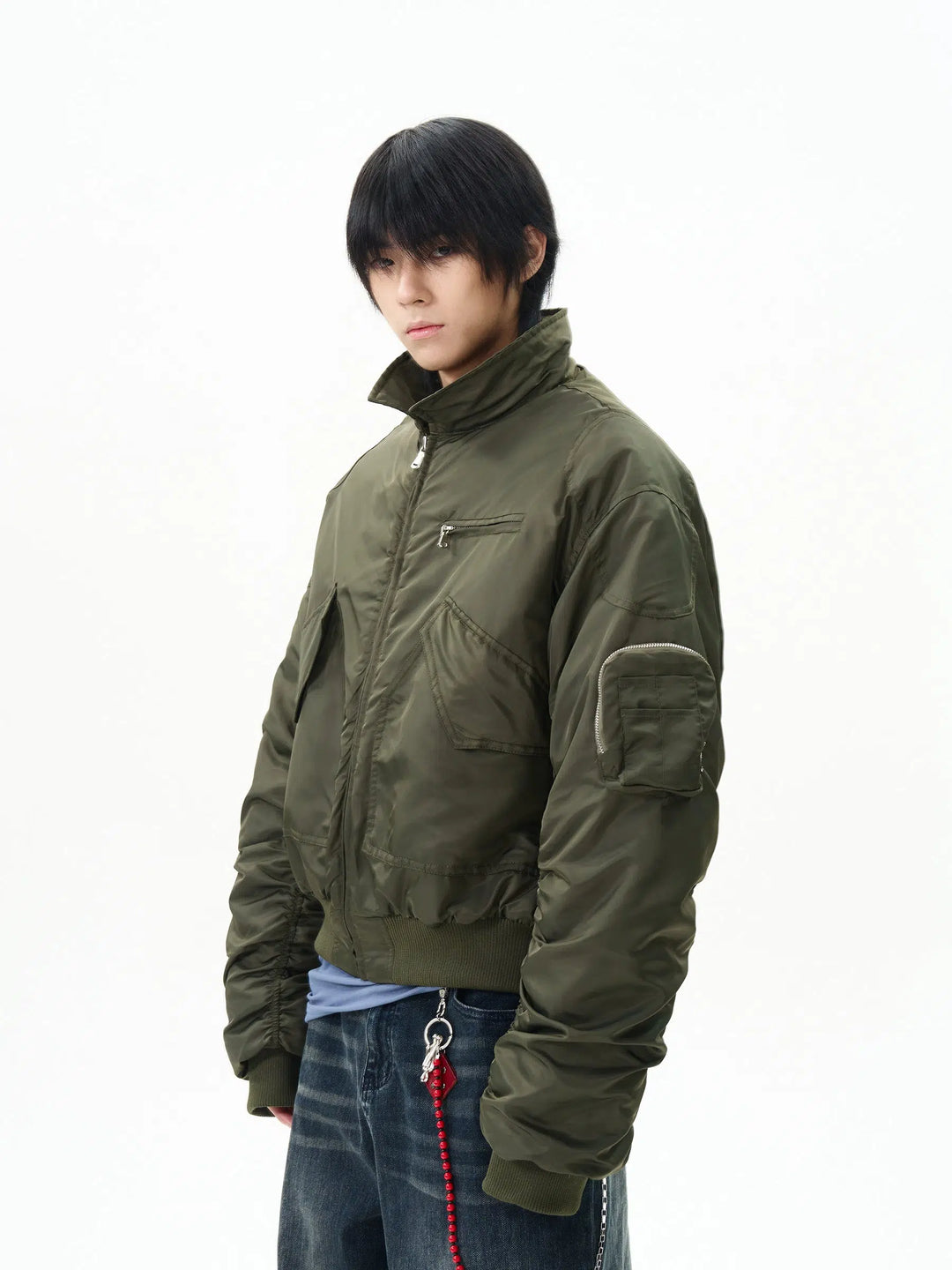 Retro Insulated Pilot Jacket for Winter-The Korean Fashion