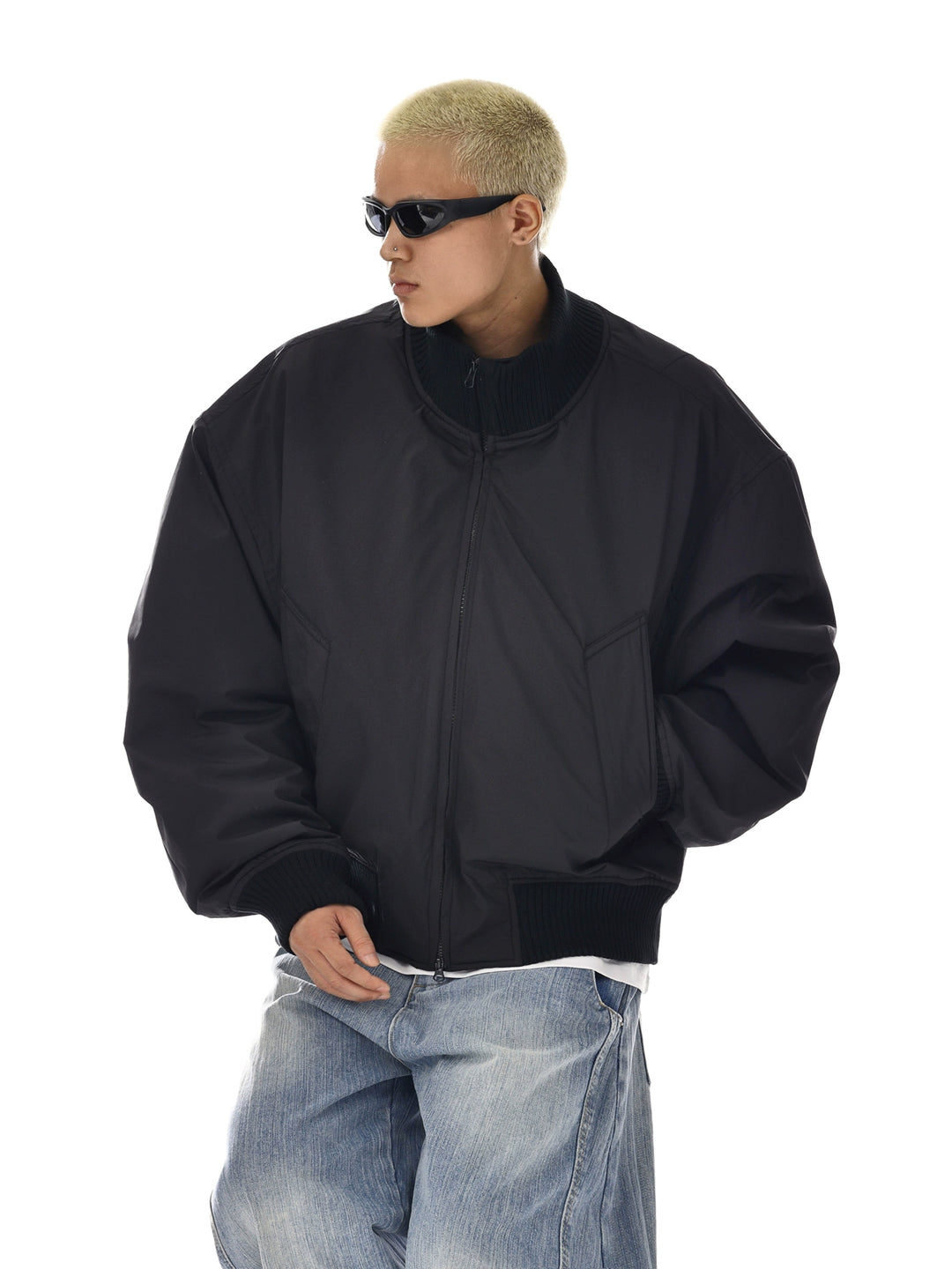 Insulated Pilot Jacket with Stand Collar