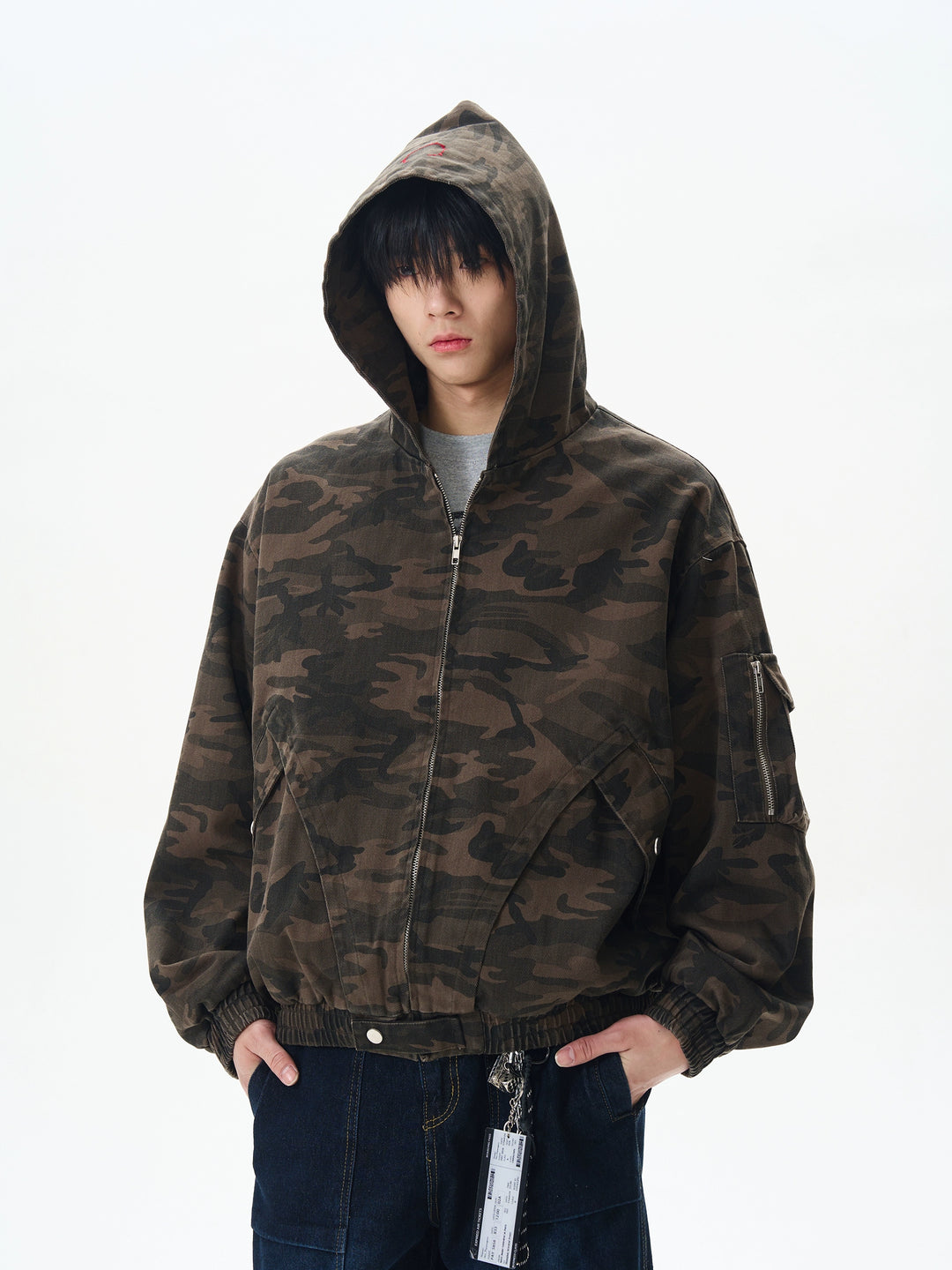 Camouflage Hooded Jacket