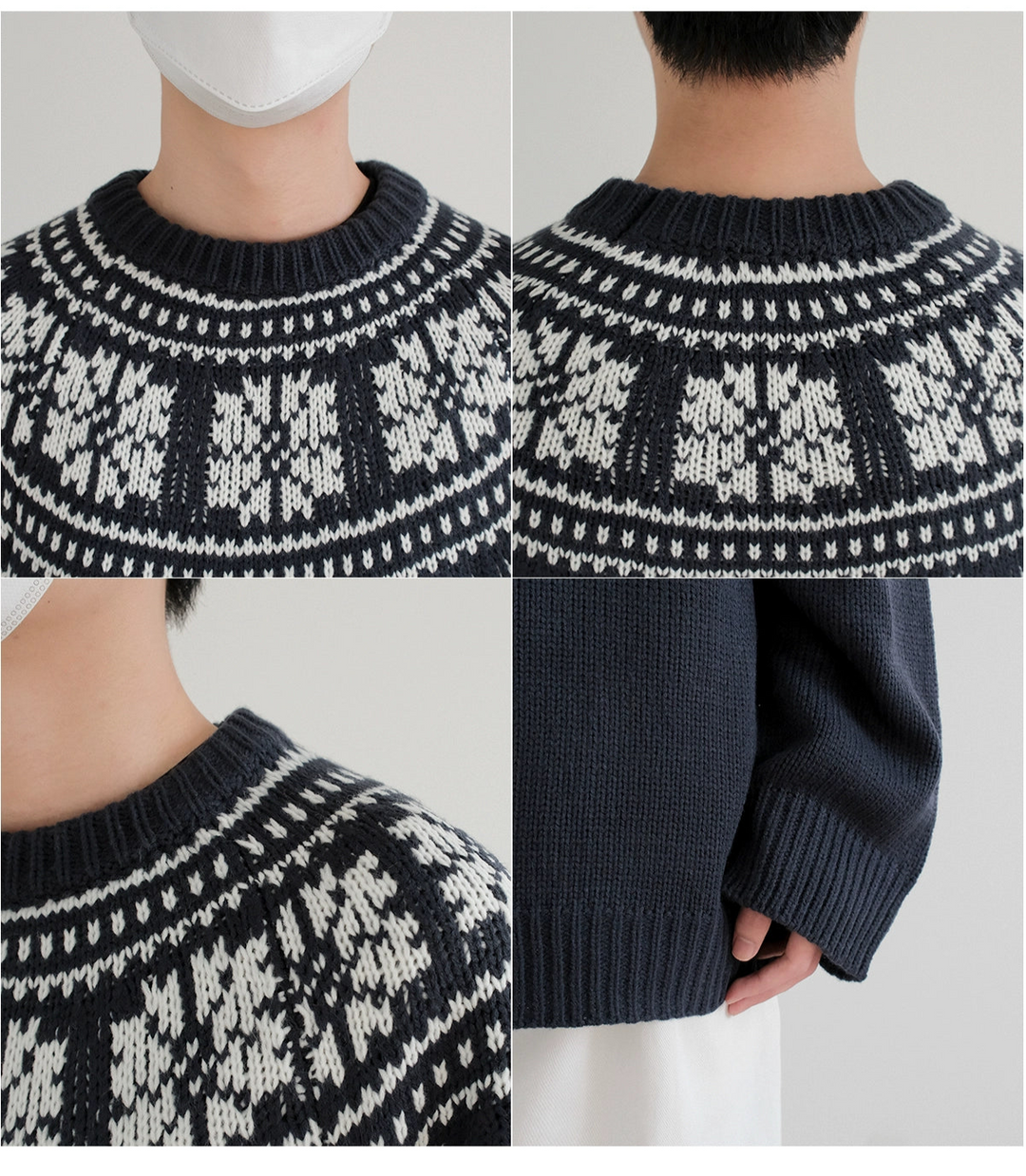 Fair Isle Knit Sweater