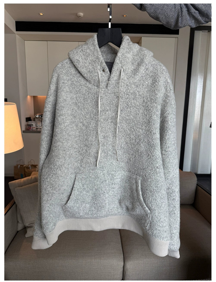 Wool Hooded Sweatshirt