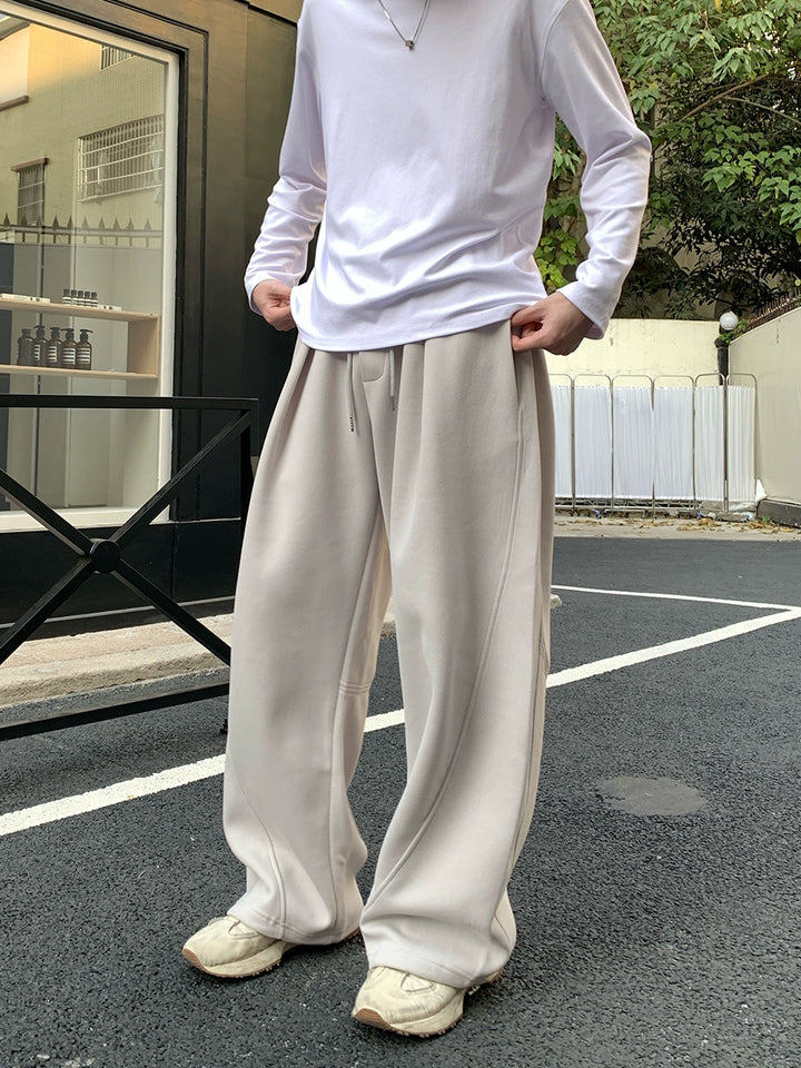 Casual Wide-Leg Sweatpants