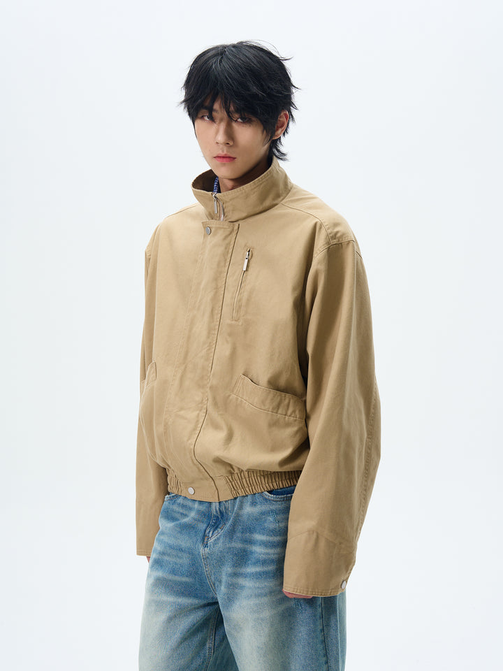 Stand-up Collar Workwear Jacket