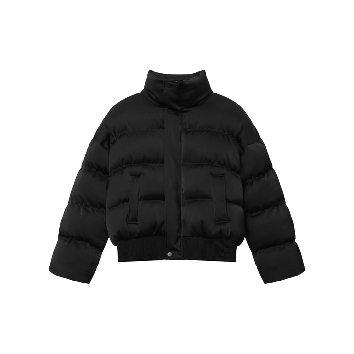 Quilted Satin Insulated Jacket