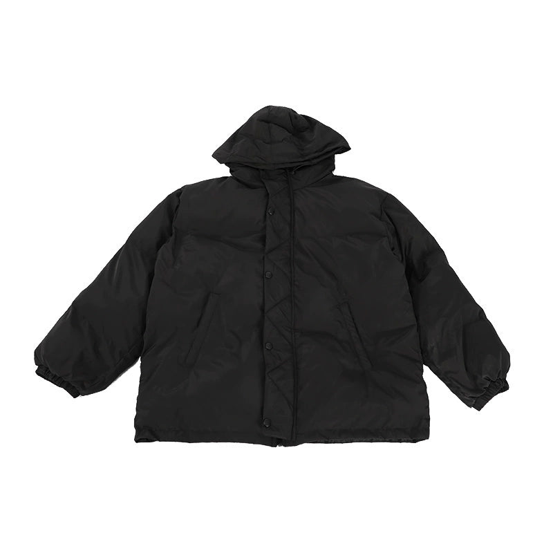 Oversize Hooded Stand Collar Jacket