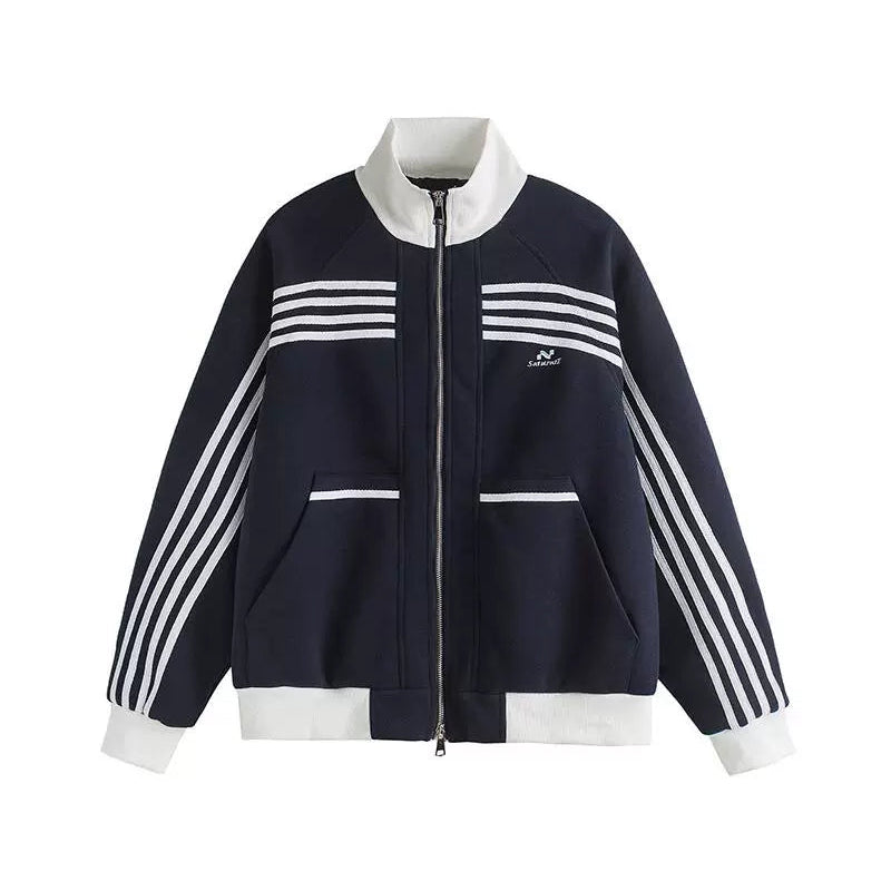 Striped Sports Jacket