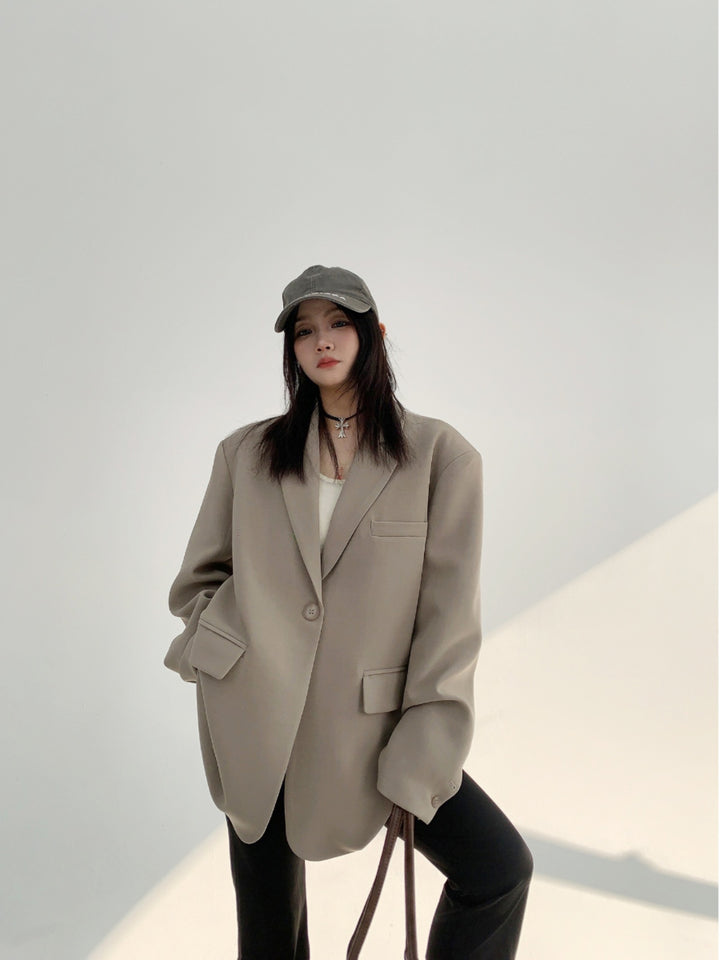 Minimalist Retro Loose Suit Jacket