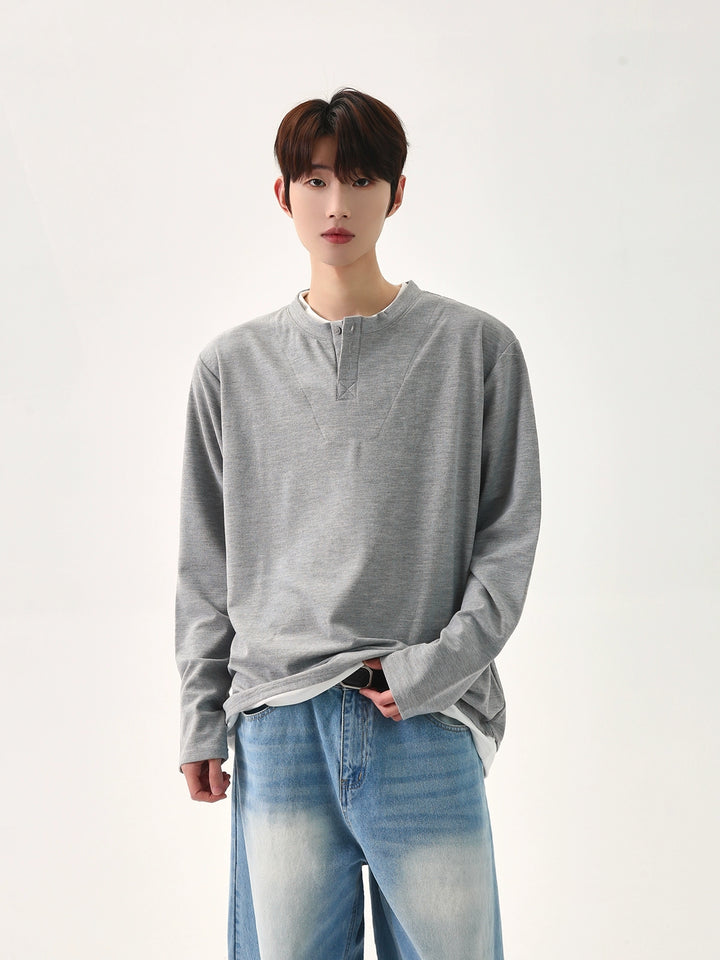 Long-Sleeve Casual Pullover