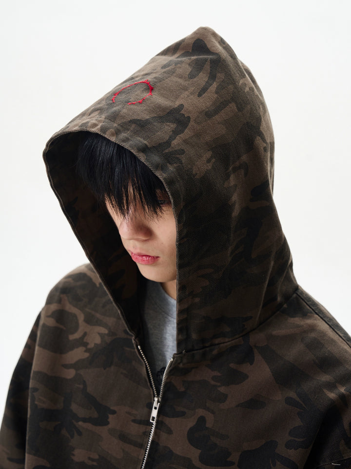 Camouflage Hooded Jacket