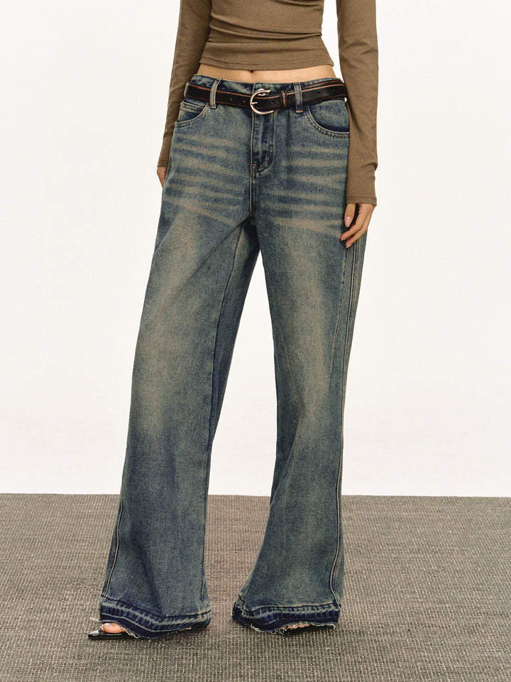 Retro Loose Wide-Leg Jeans