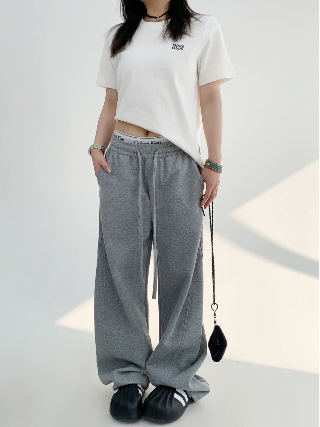 Wide-Leg Casual Sports Pants