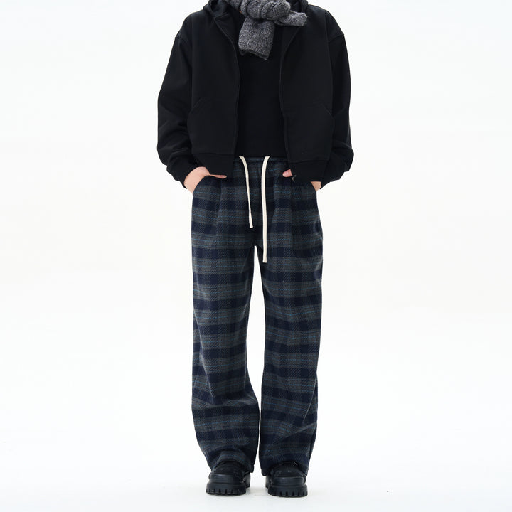 Relaxed Fit Checked Pajama Pants