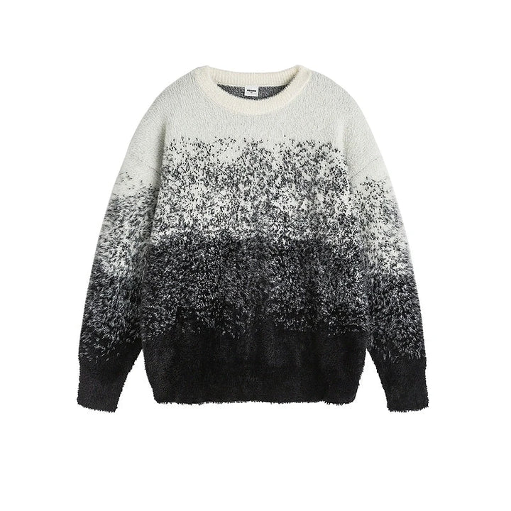 Imitation Mink Soft Gradient Knit Sweater