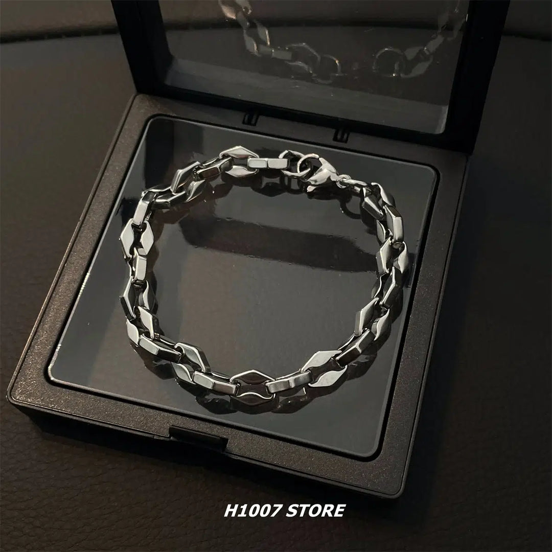 Hip-hop Titanium Steel Chain Bracelet