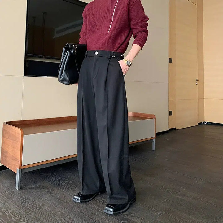 Thickened Wide Leg Casual Pants