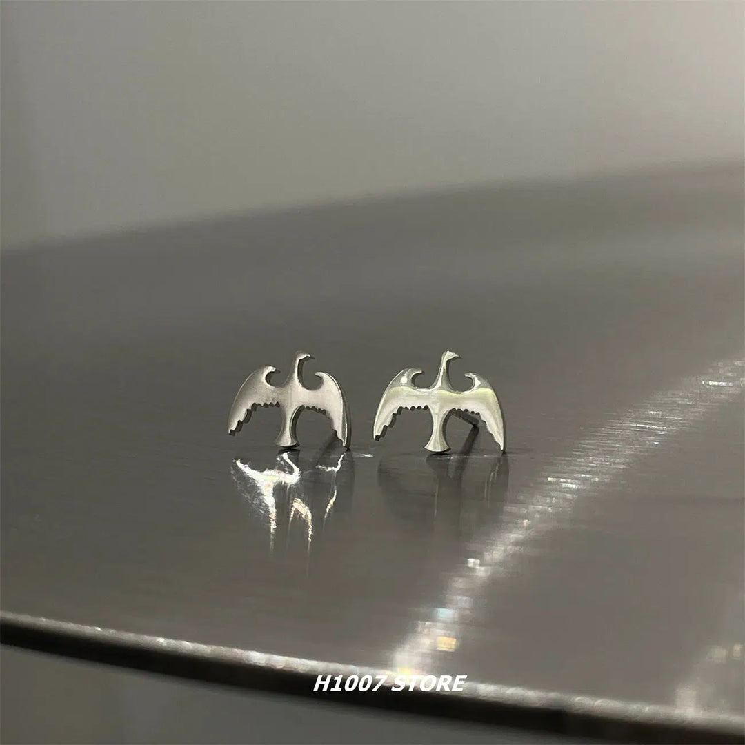 Bird Design Stud Earrings