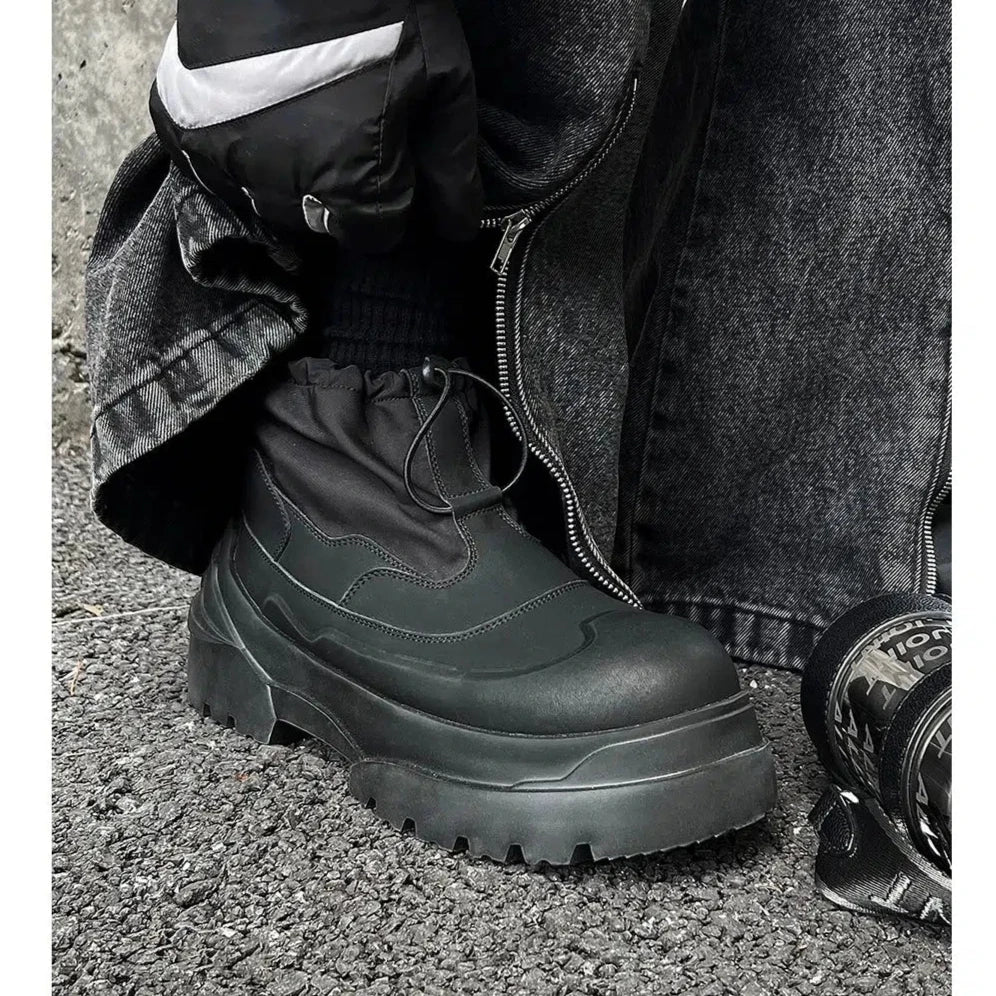 Winter Outdoor Functional Snow Boots with Velvet Lining-The Korean Fashion