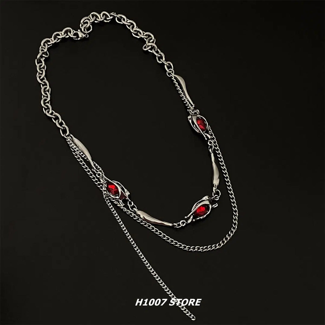 Double Layer Hip-hop Necklace