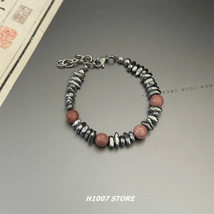 Pink Bead Bracelet