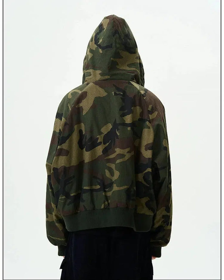 Lambskin Camouflage Jacket