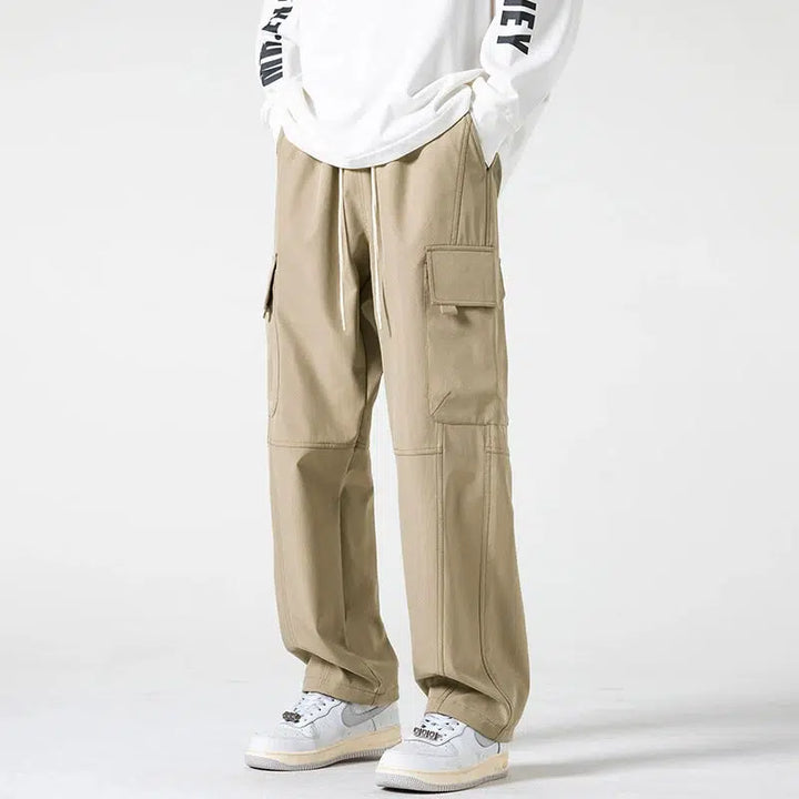 Casual Straight Fit Cargo Pants